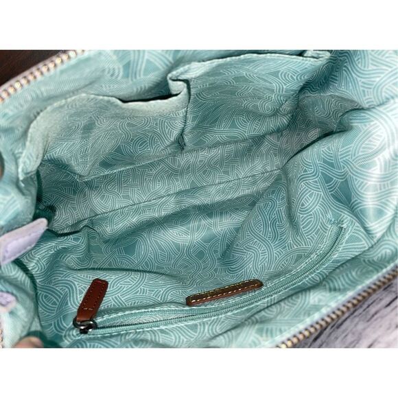 The Sak Camilla Light Lavender Leather Crossbody/ Shoulder Bag - Picture 6 of 10